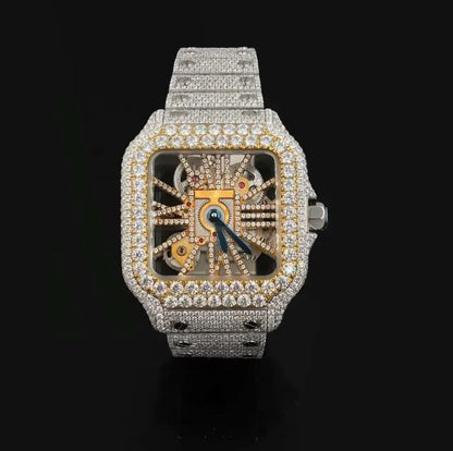 Moissanite VVS Watch Skeleton
