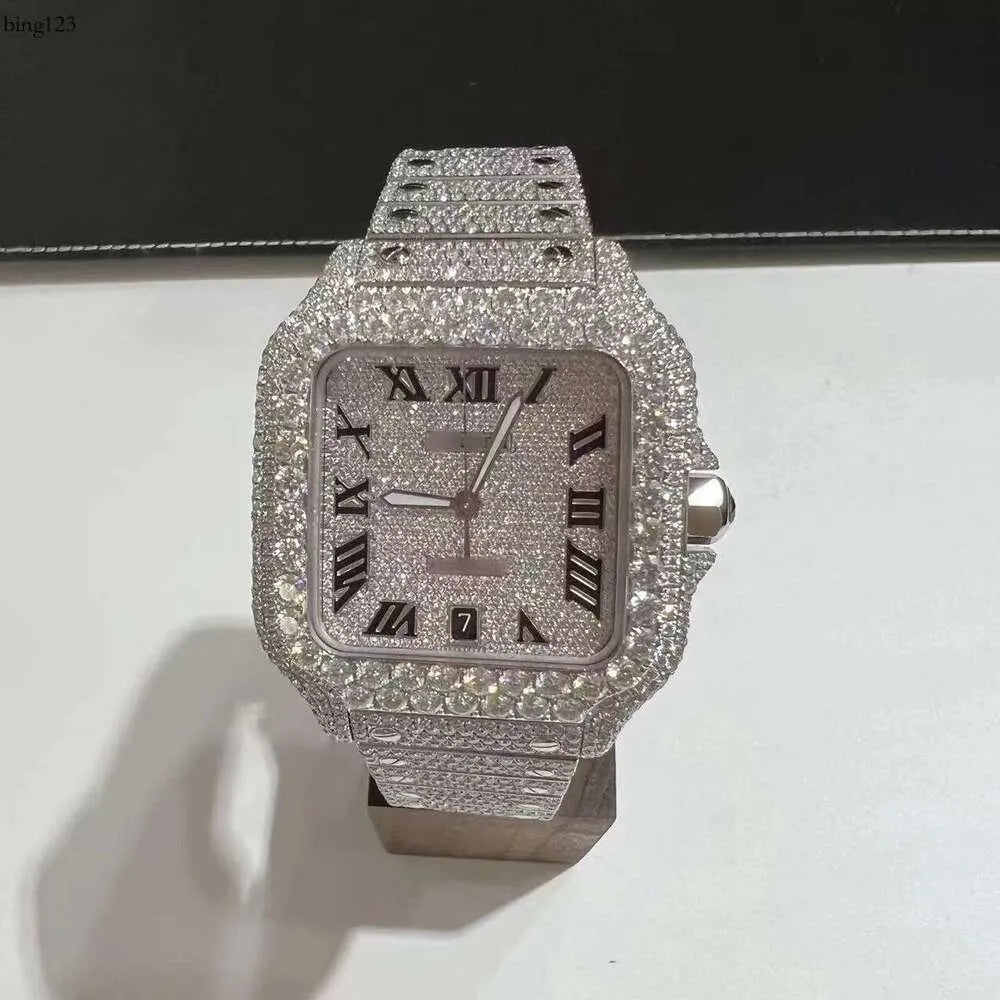 VVS Mossanite Watch Ivory