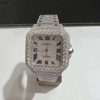VVS Mossanite Watch Ivory