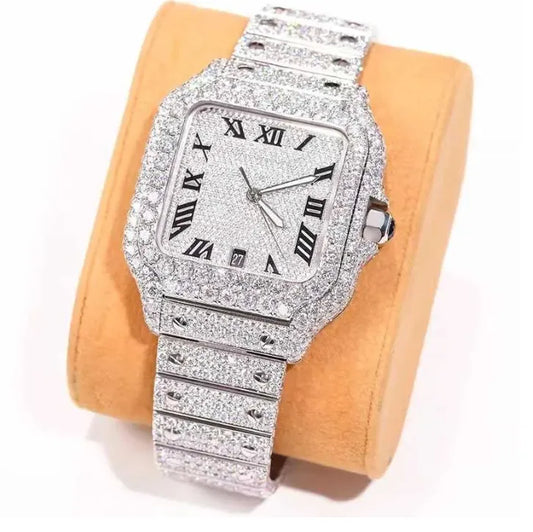 VVS Mossanite Watch Ivory