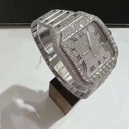 VVS Mossanite Watch Ivory
