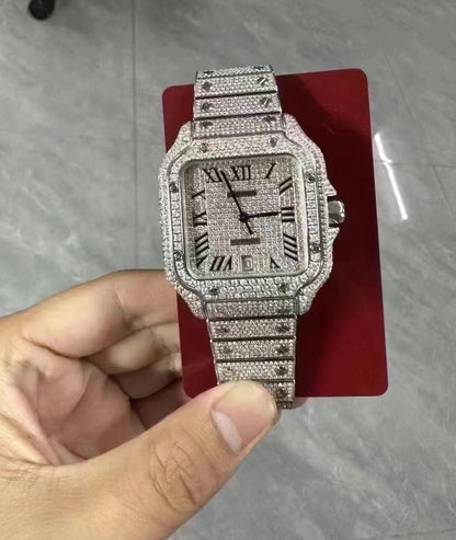 VVS Mossanite Watch Ivory